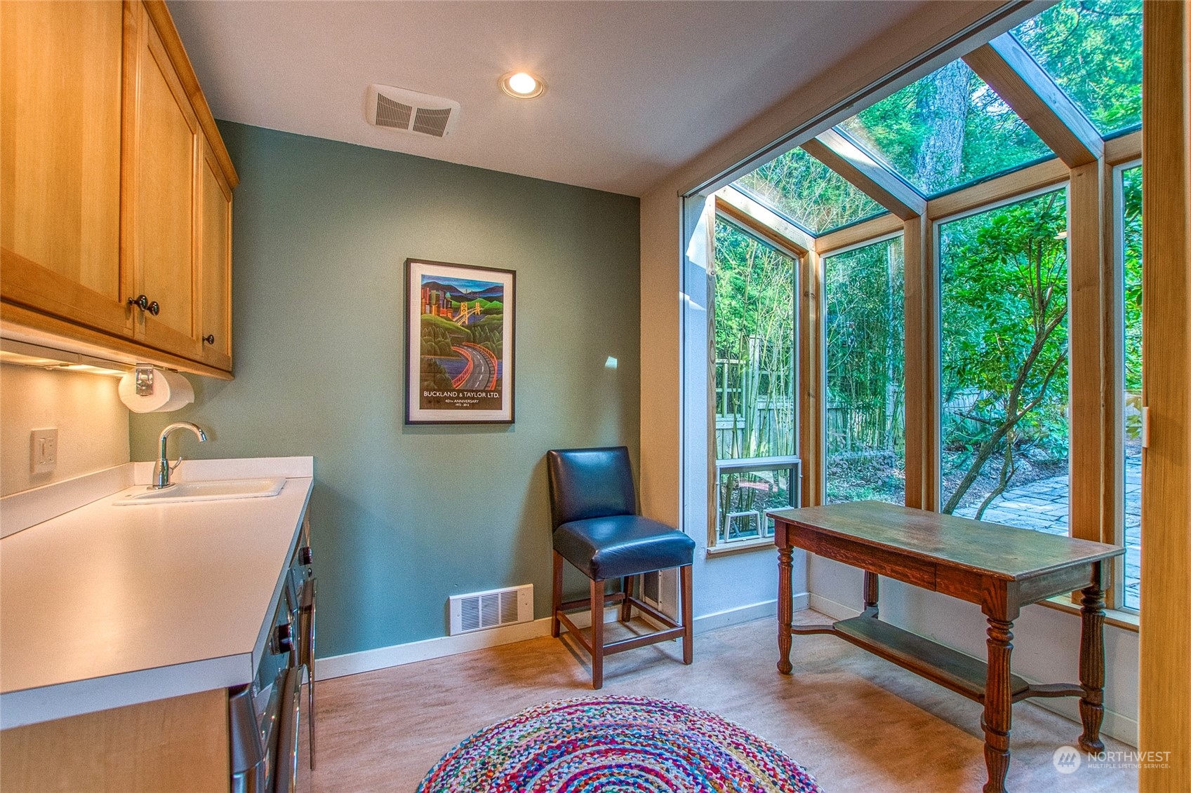 381 Geiser Way Orcas Island, WA 98245 - Photo 25 of 40 a living room with furniture and a window