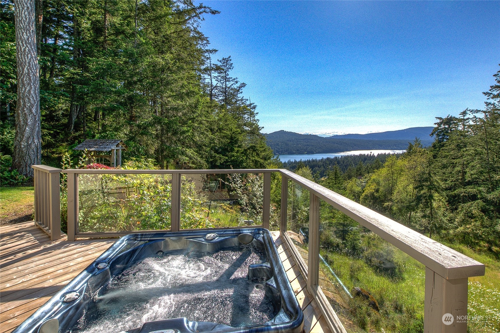 381 Geiser Way Orcas Island, WA 98245 - Photo 27 of 40 a view of a balcony with two chairs
