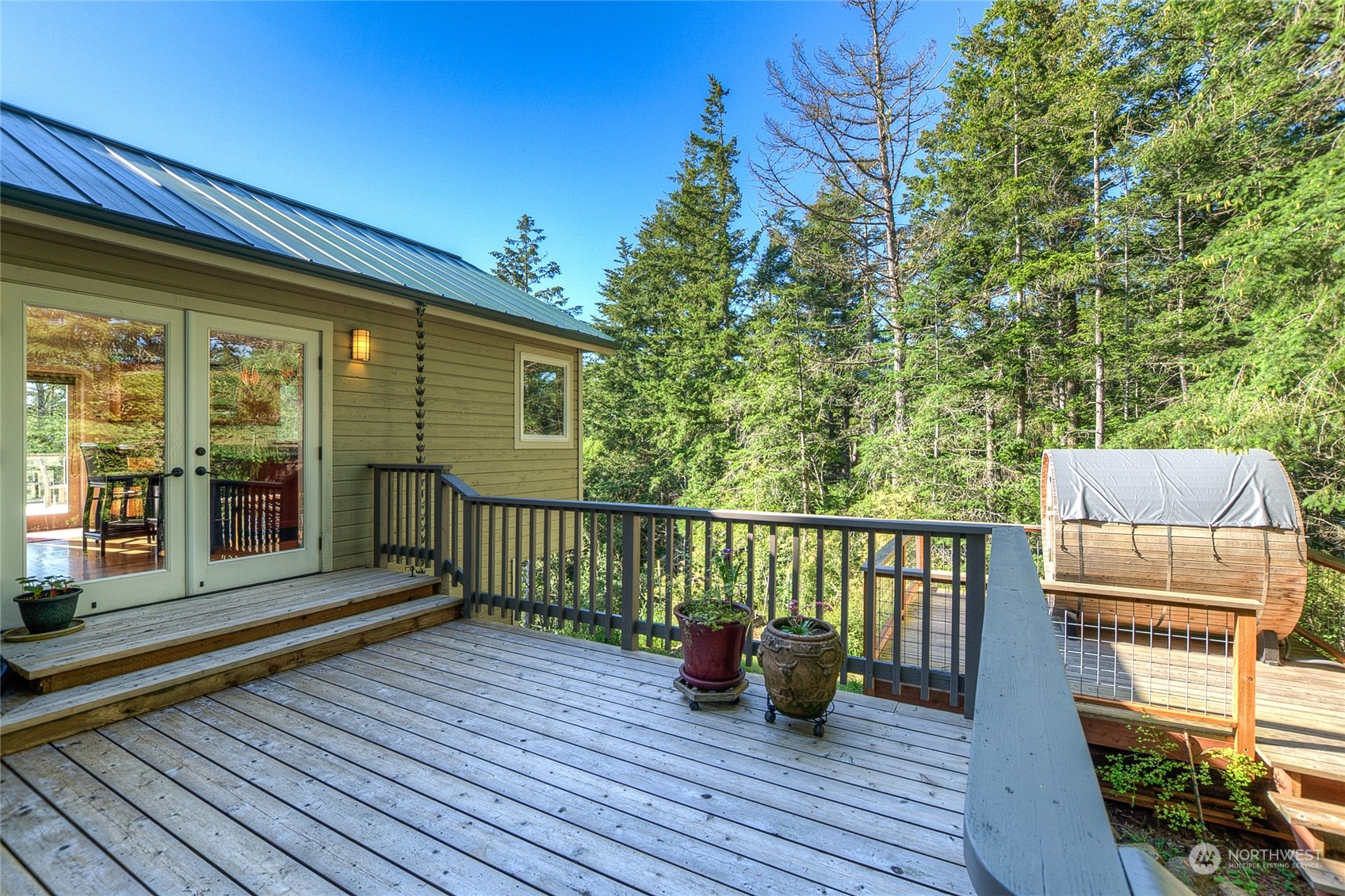 381 Geiser Way Orcas Island, WA 98245 - Photo 28 of 40 a view of a two chairs on the deck