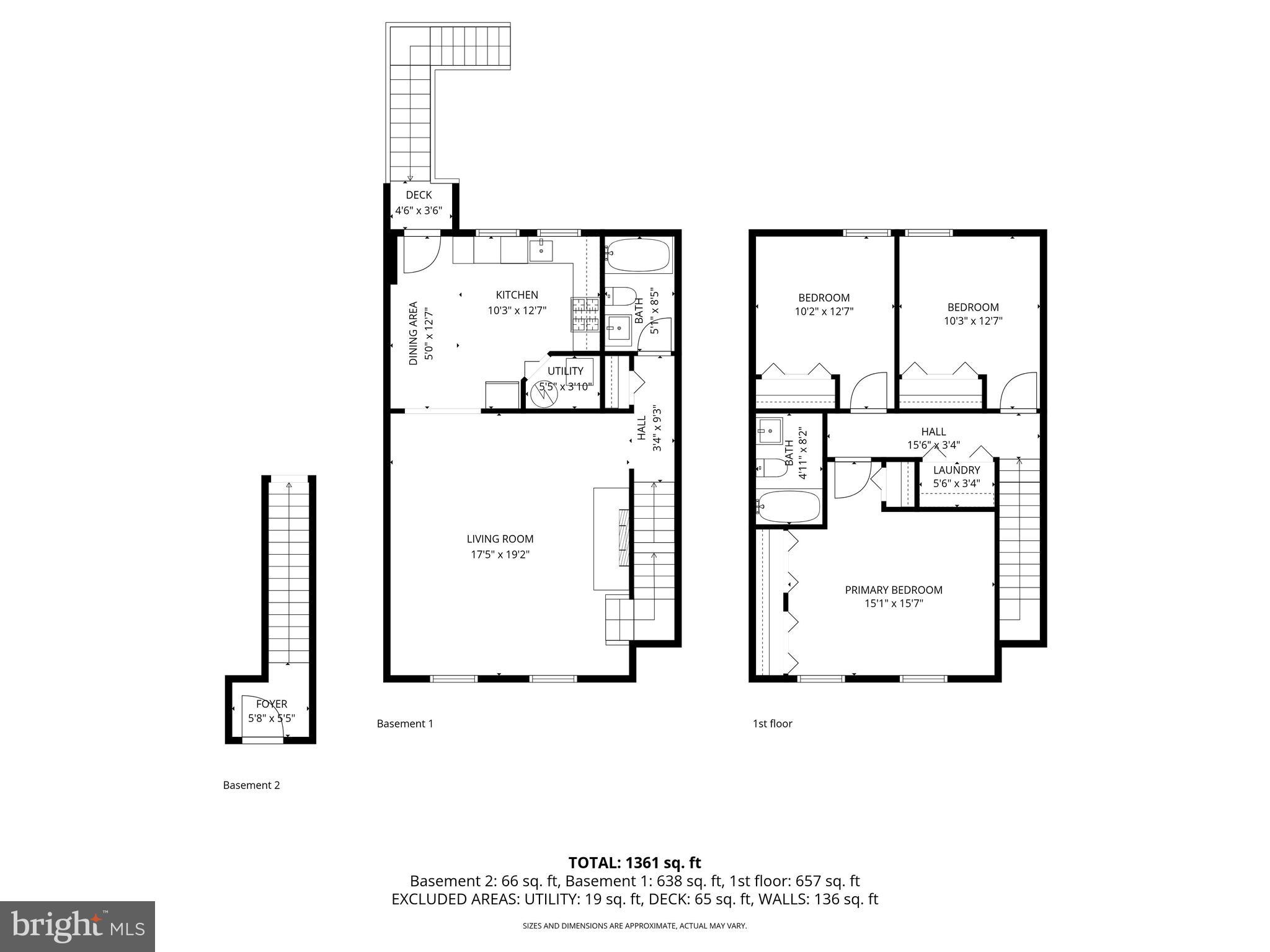 130B Remsen Avenue New Brunswick, NJ 08901 - Photo 30 of 33 a picture of a floor plan