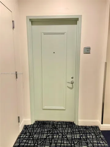 a front view of a multi story building