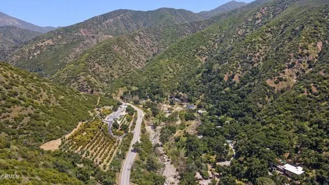 a view of a yard with an outdoor space