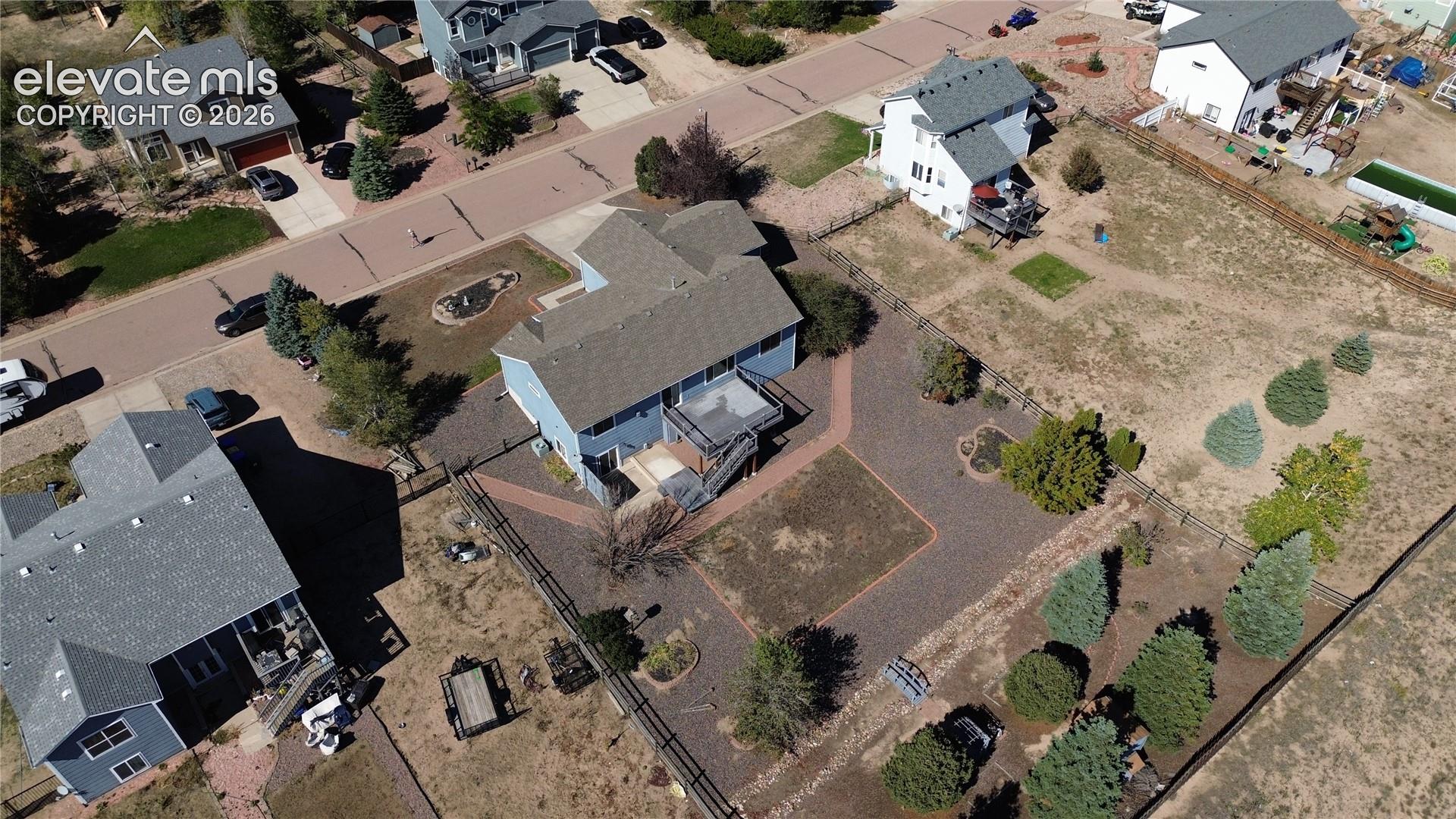 7869 Fort Smith Road Peyton, CO 80831 - Photo 49 of 50 Aerial view of home and lot.