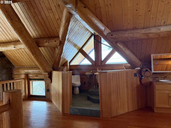 a view of a storage room