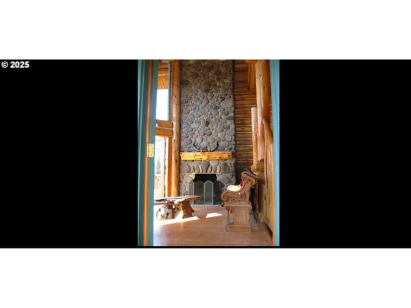 a view of a living room and bathroom