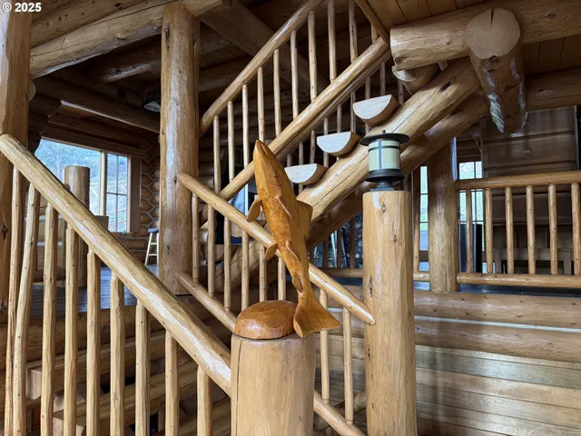 a view of an entryway with staircase