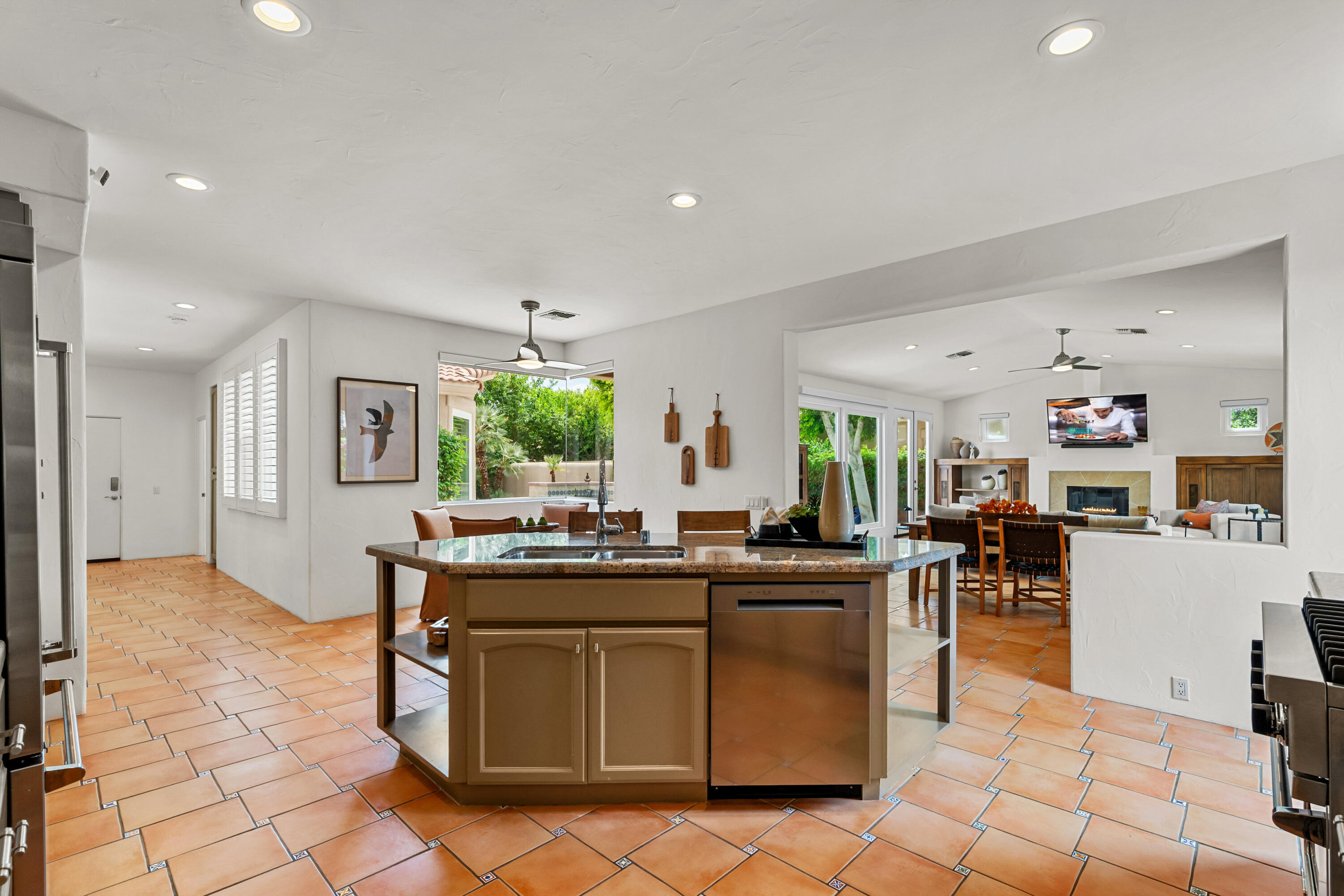 78900 Rio Seco La Quinta, CA 92253 - Photo 17 of 48 a kitchen with counter top space appliances and cabinets