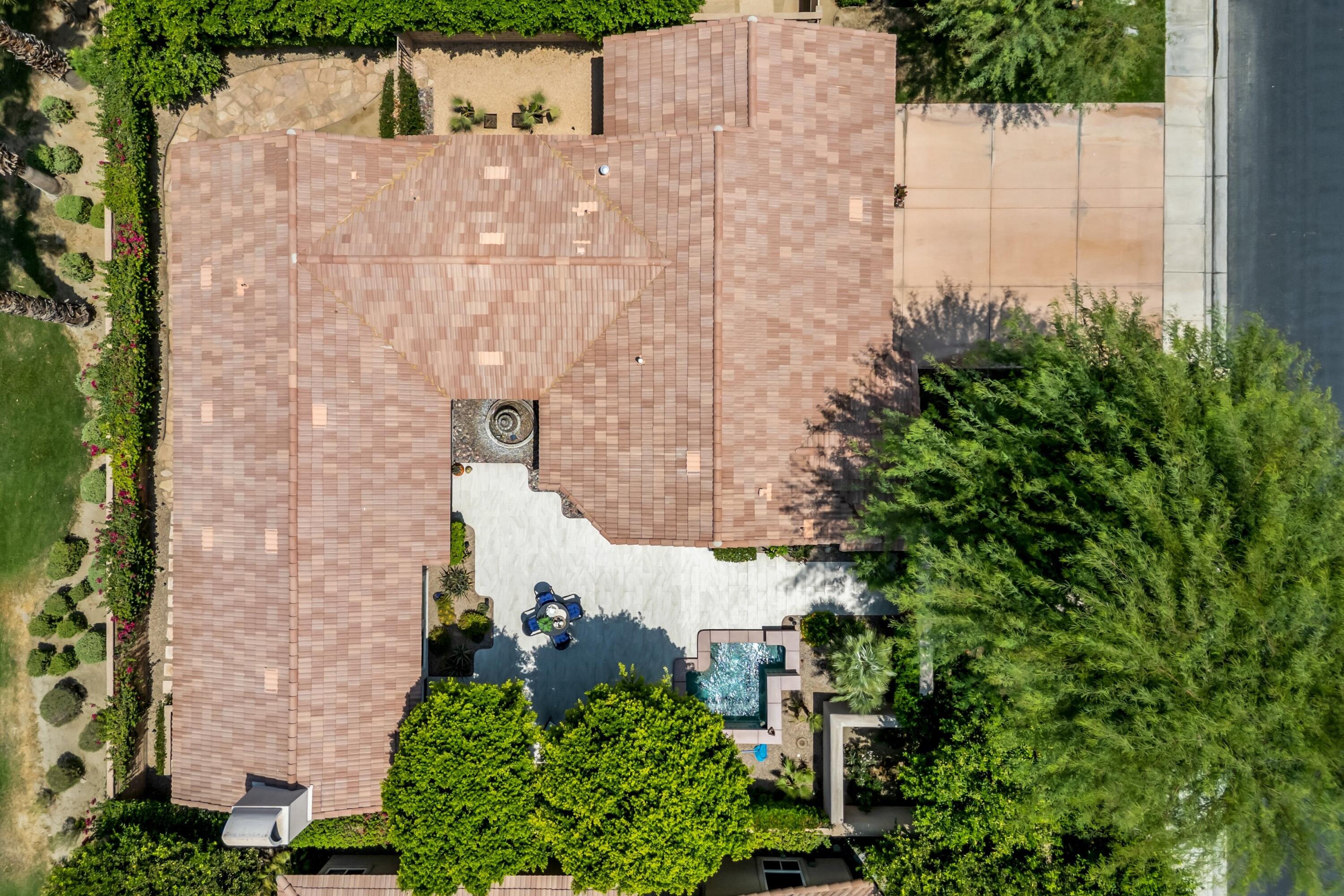 78900 Rio Seco La Quinta, CA 92253 - Photo 46 of 48 an aerial view of a house with a yard