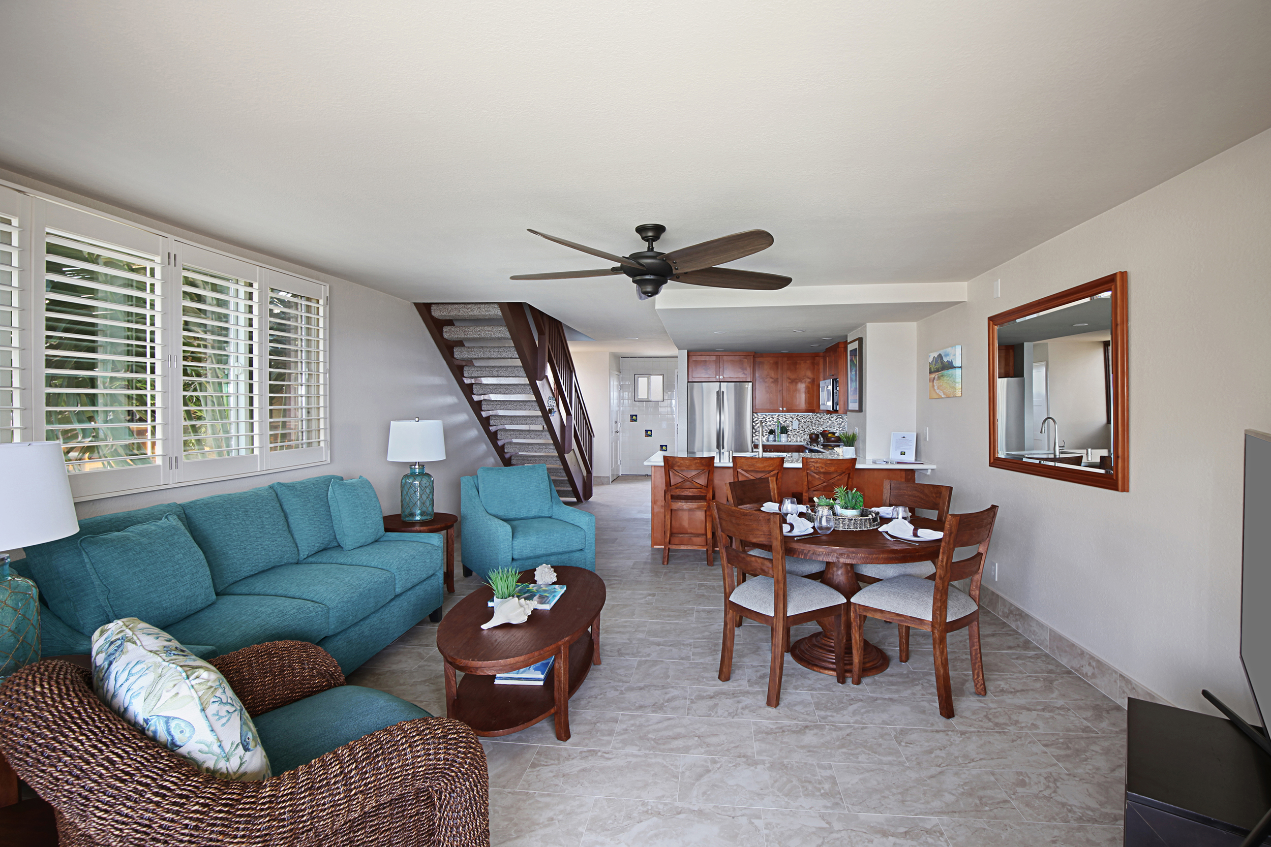 1661 Pee Road, Unit IIA312 Koloa, HI 96756 - Photo 7 of 30 a living room with furniture and a window