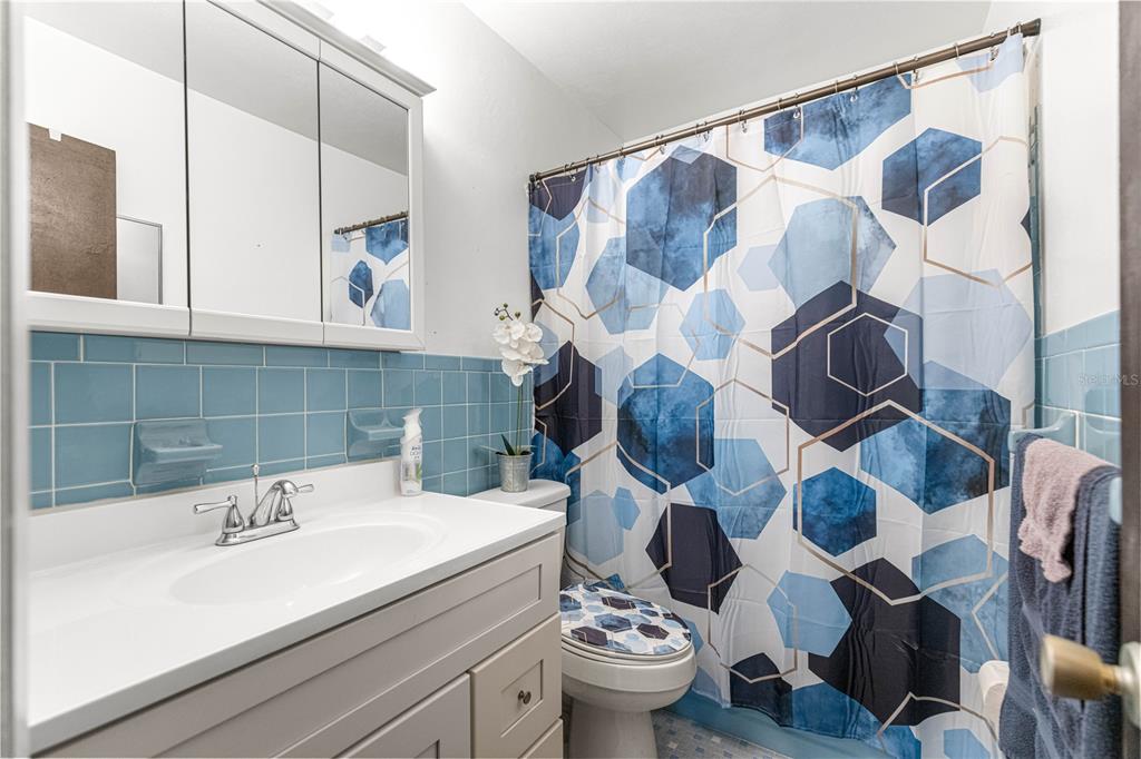 6401 East Holly Street Inverness, FL 34452 - Photo 15 of 51 a bathroom with a sink and mirror with toilet