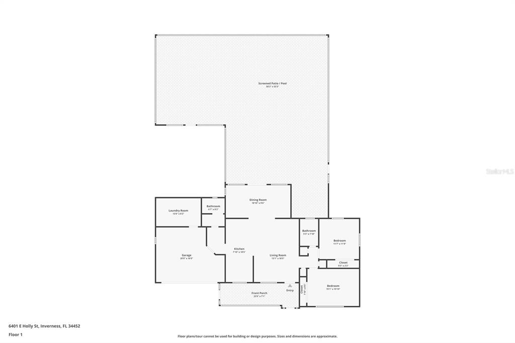 6401 East Holly Street Inverness, FL 34452 - Photo 2 of 51 a picture of floor plan