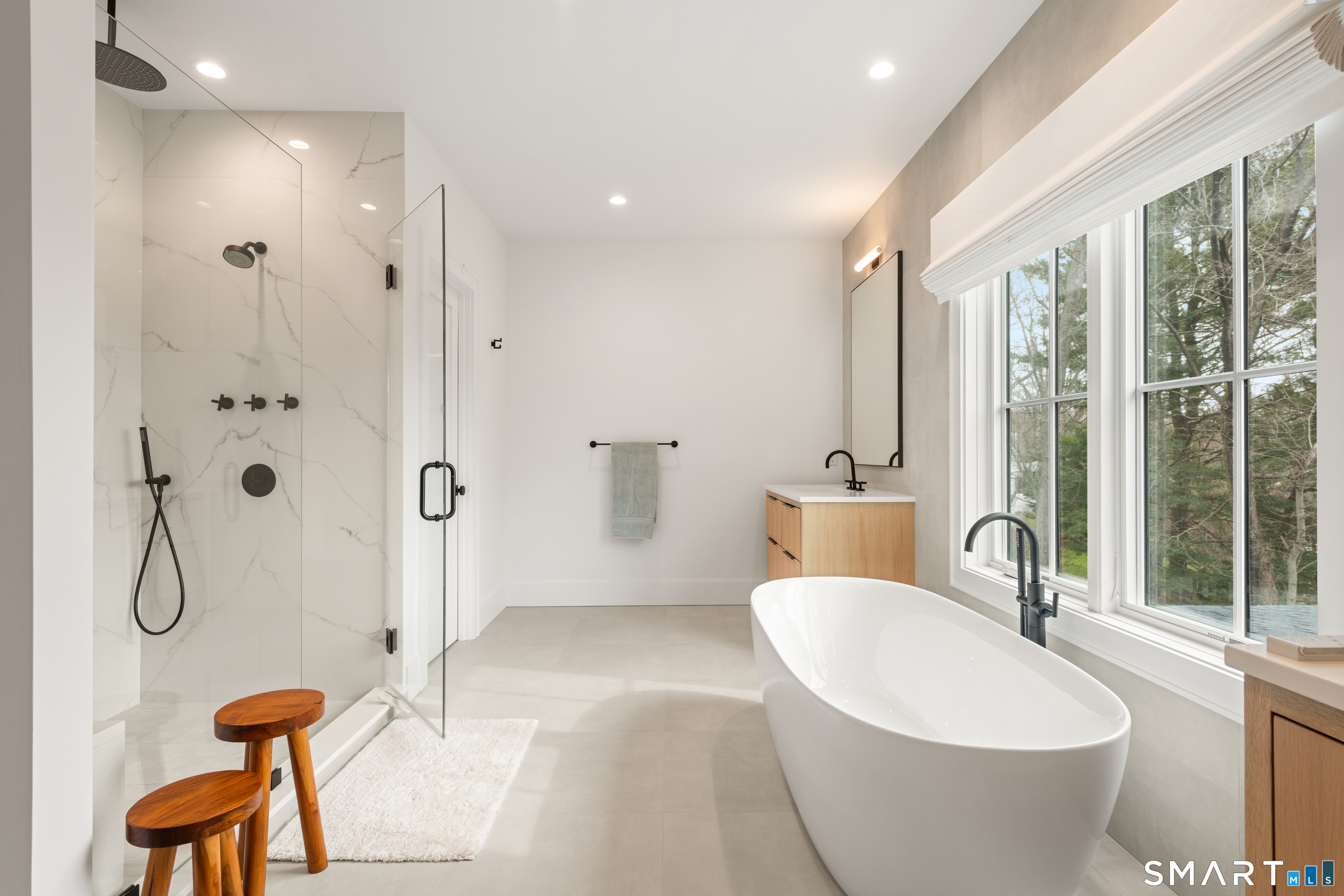 19 Mortar Rock Road Westport, CT 06880 - Photo 20 of 33 a bathroom with a sink toilet and shower