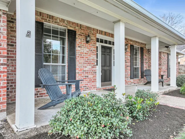 a house view with a sitting space
