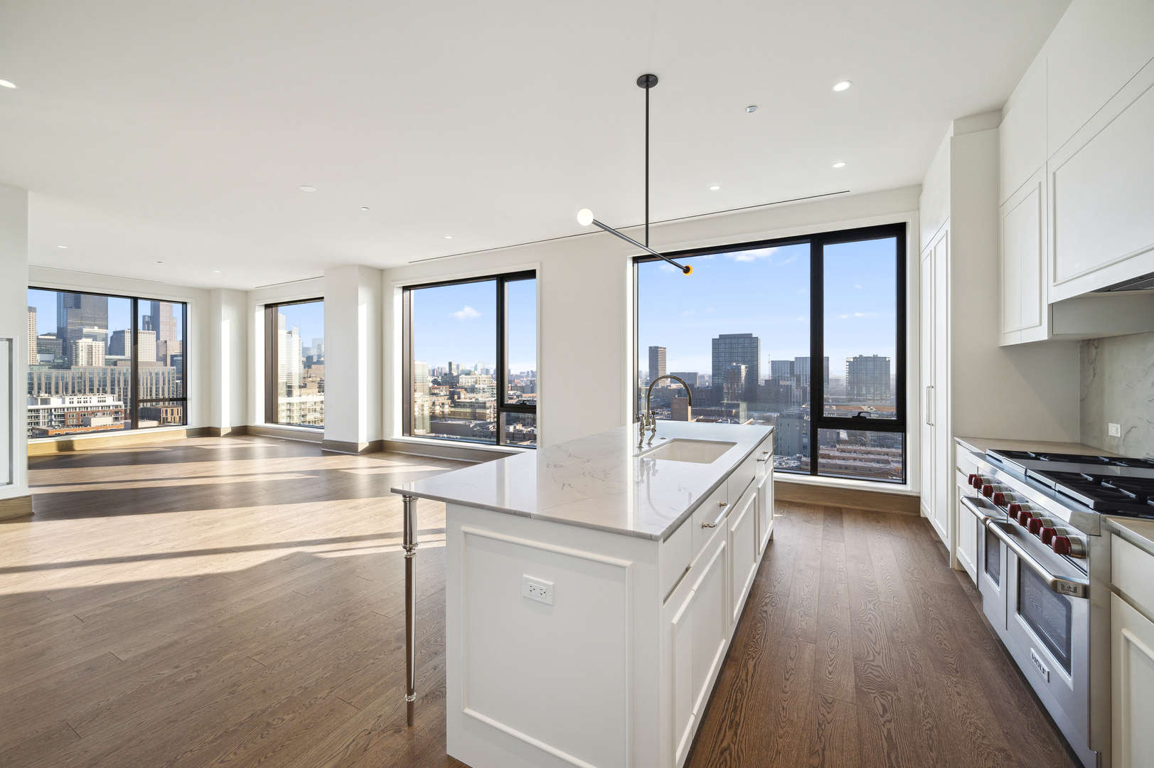 21 North May Street, Unit 1401 Chicago, IL 60607 - Photo 38 of 47 a kitchen with counter top space and appliances