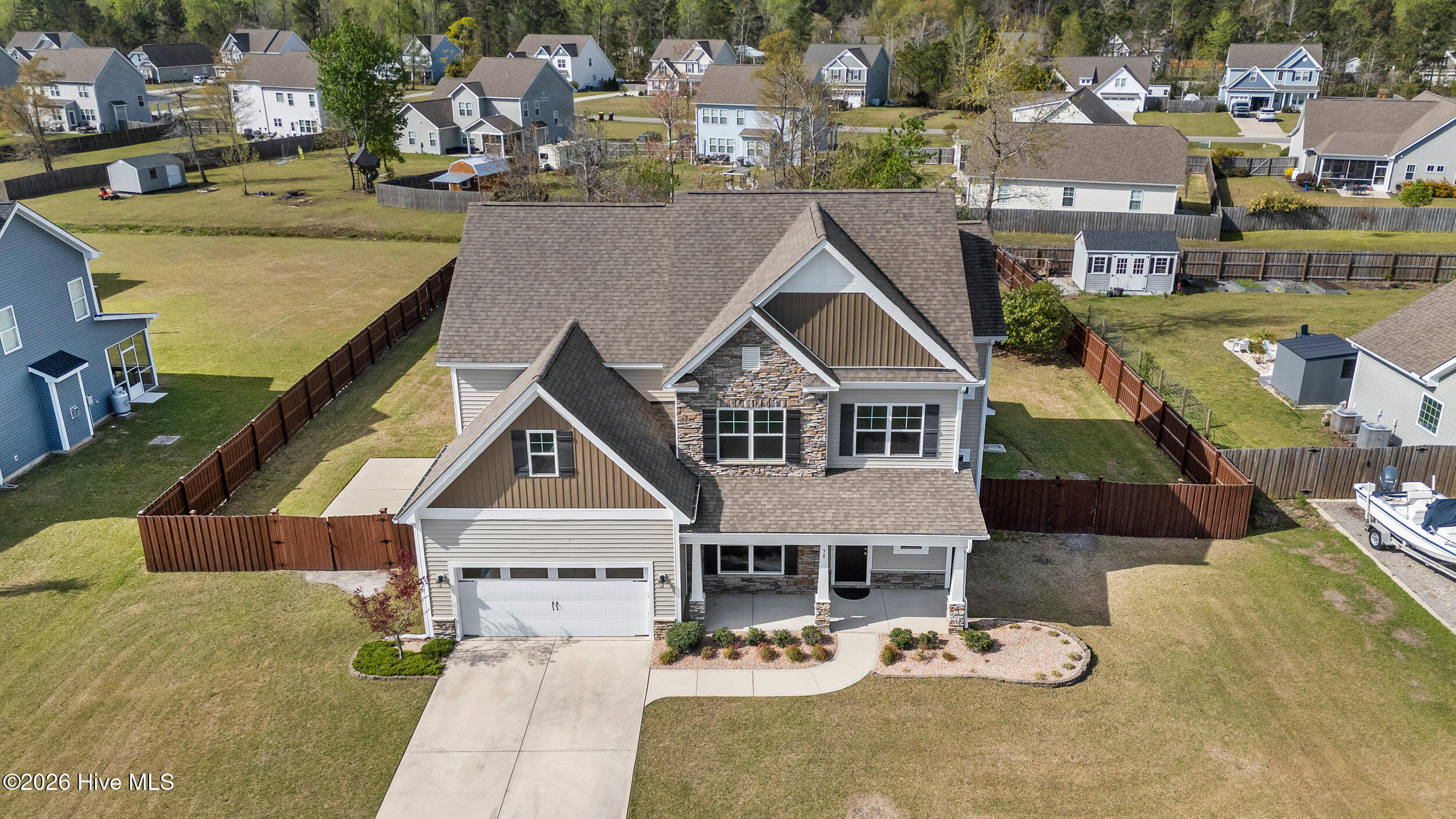 38 East Conolly Court Hampstead, NC 28443 - Photo 45 of 57 Aerial View 1