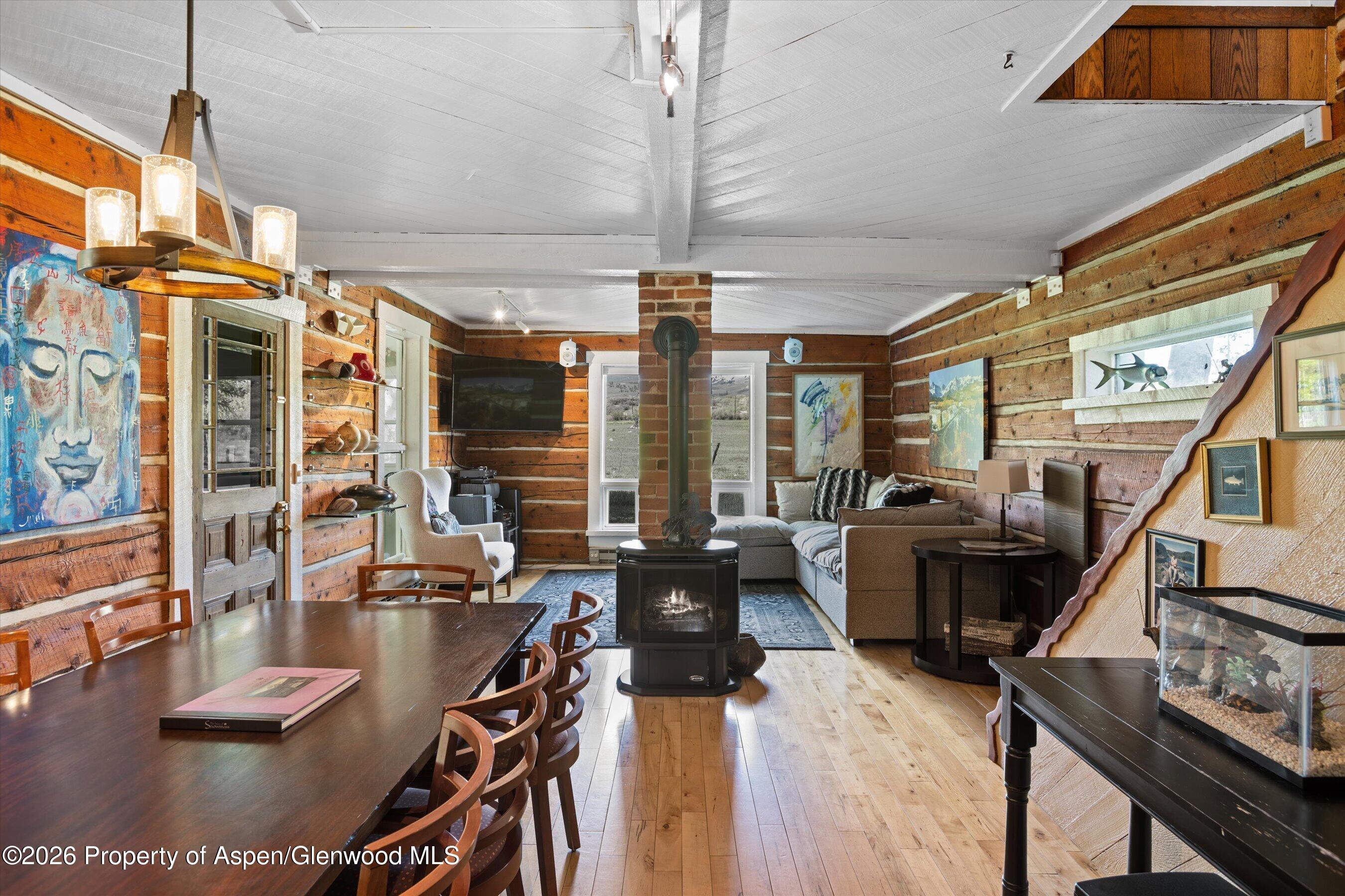 1645 Capitol Creek Road Snowmass, CO 81654 - Photo 9 of 51 Cabin open living room