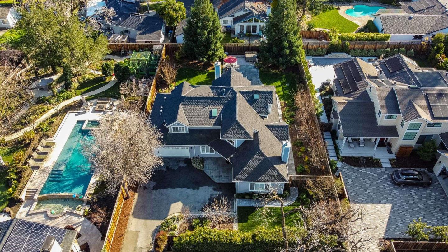 735 Sleeper Avenue Mountain View, CA 94040 - Photo 58 of 77 an aerial view of residential houses with outdoor space