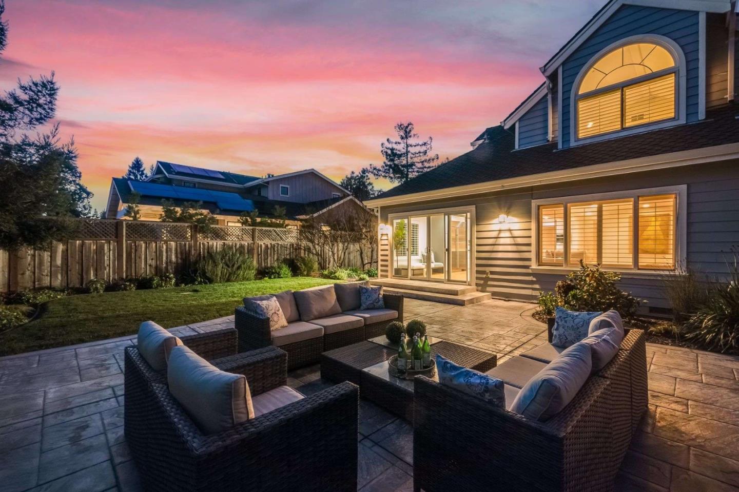 735 Sleeper Avenue Mountain View, CA 94040 - Photo 73 of 77 a view of patio with couches chairs and a yard