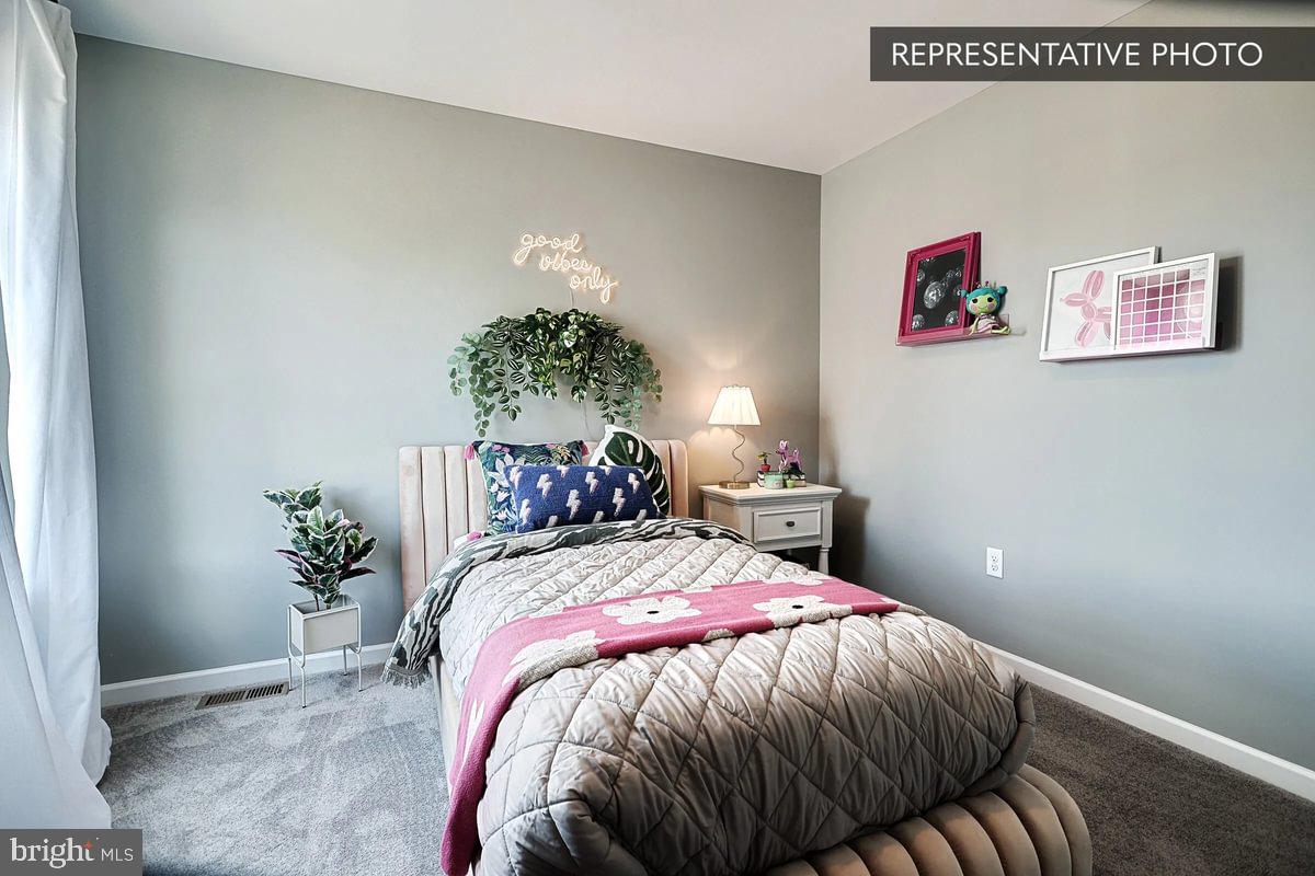 Sweet Birch Plan At Hills Spring Grove, PA 17362 - Photo 36 of 47 a bed sitting in a bedroom and painting on the wall