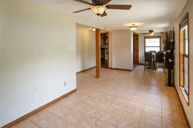 a view of a livingroom with a staircase