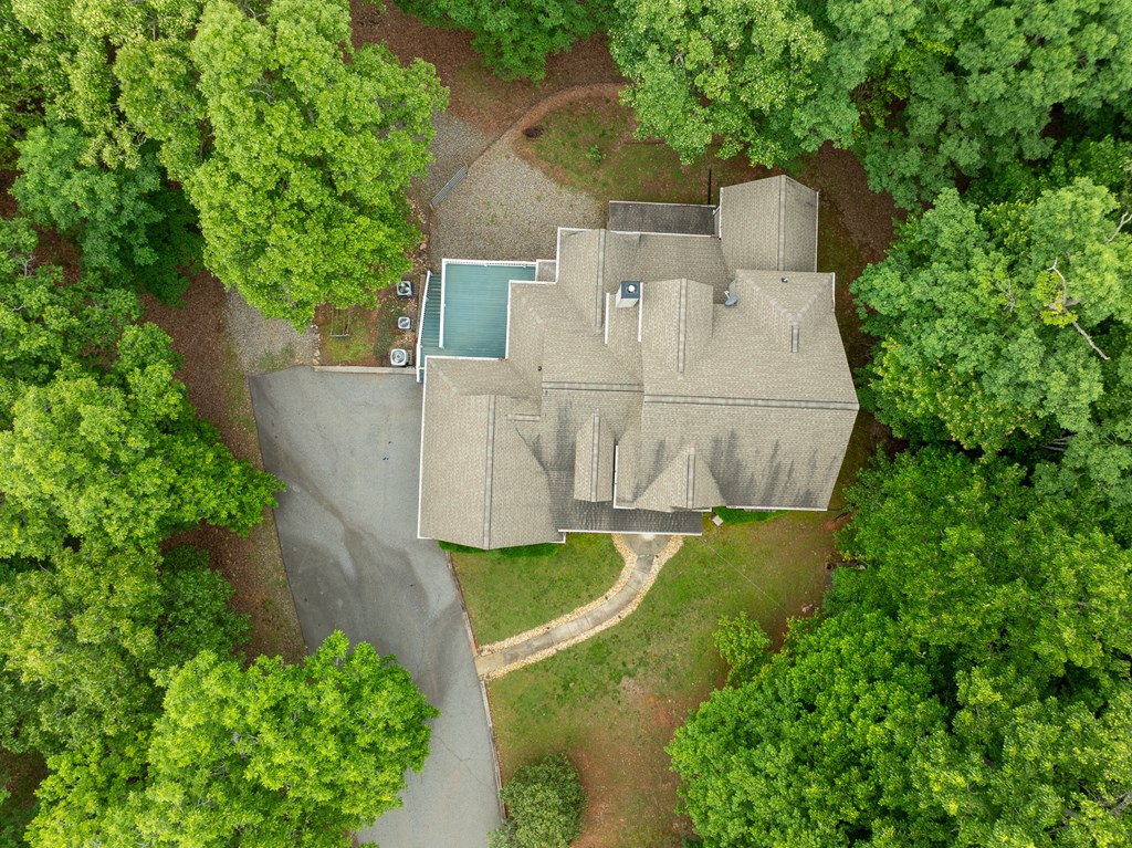 399 Hideaway Hills Road Blairsville, GA 30512 - Photo 19 of 77 an aerial view of a house with outdoor space