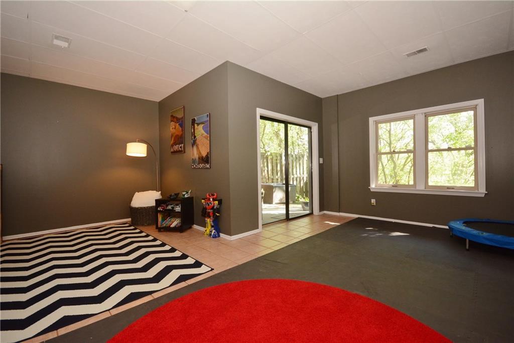 216 Falls Village Road Plum, PA 15239 - Photo 22 of 25 Large finished basement, great for entertaining,media room or exercise equipment