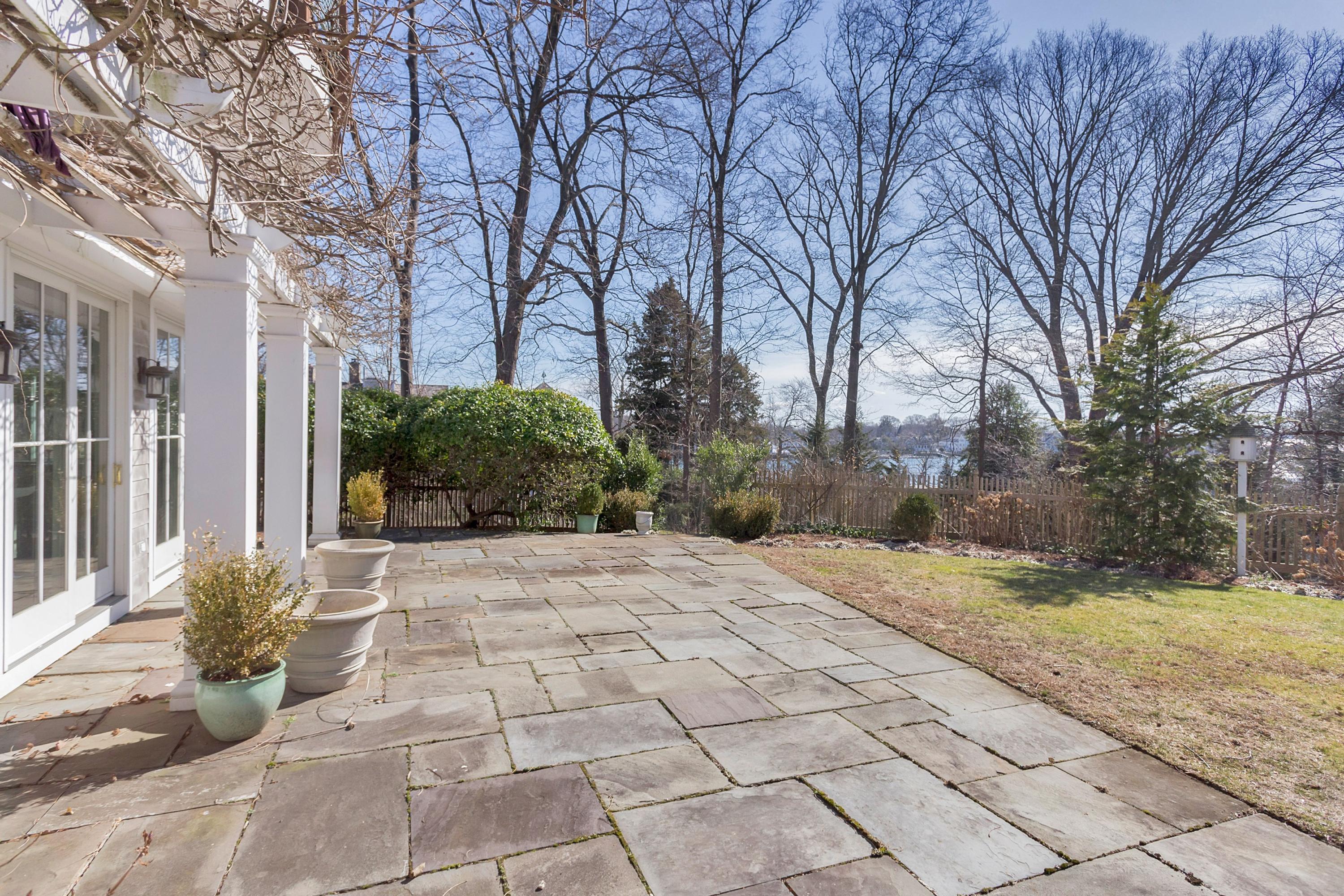 9 Searles Road Darien, CT 06820 - Photo 36 of 40 a pathway of a house with a yard