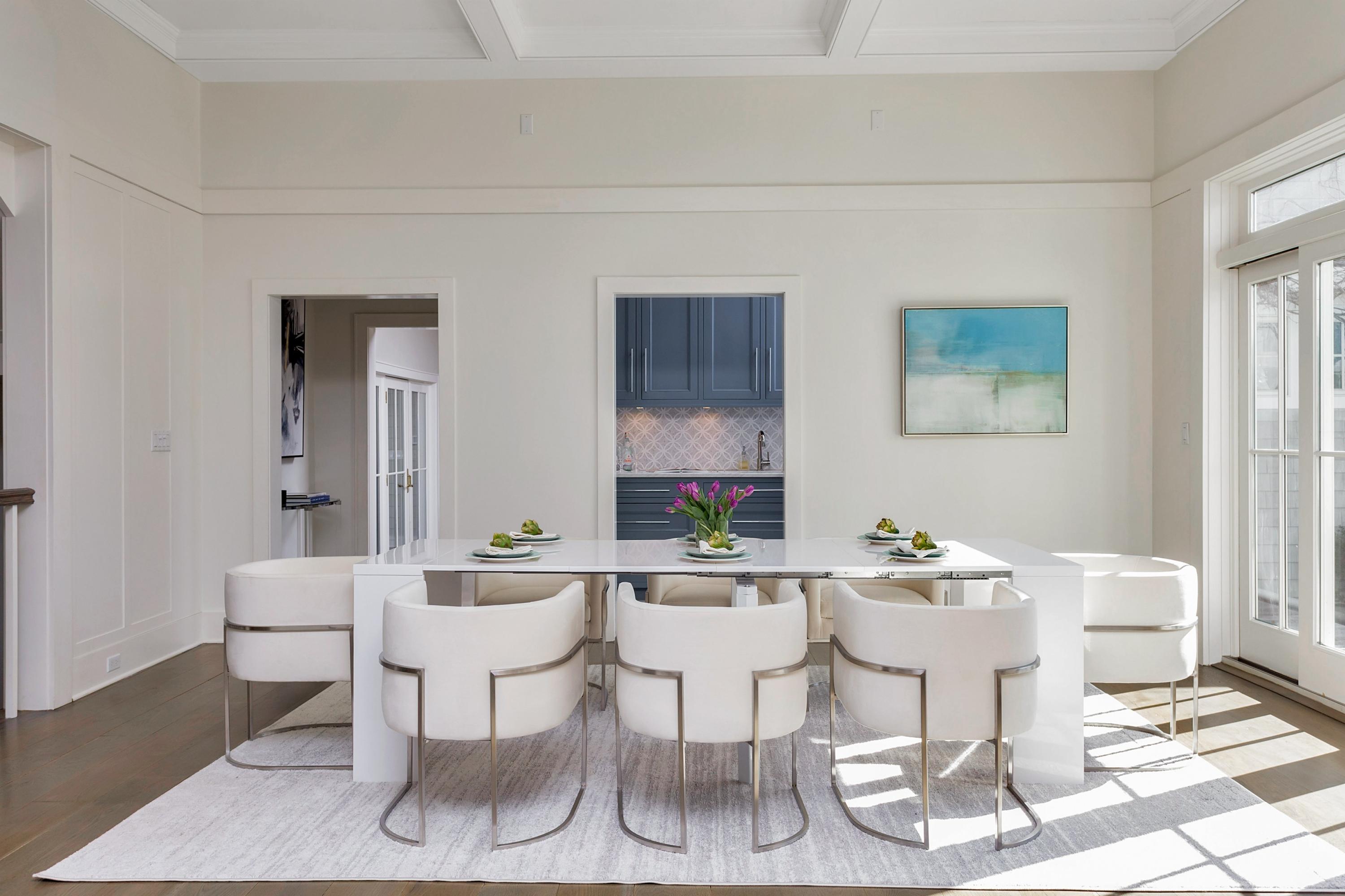 9 Searles Road Darien, CT 06820 - Photo 7 of 40 a view of a dining room with furniture