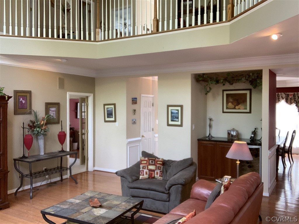1400 Goswick Ridge Road Midlothian, VA 23114 - Photo 8 of 24 a living room with furniture and wooden floor