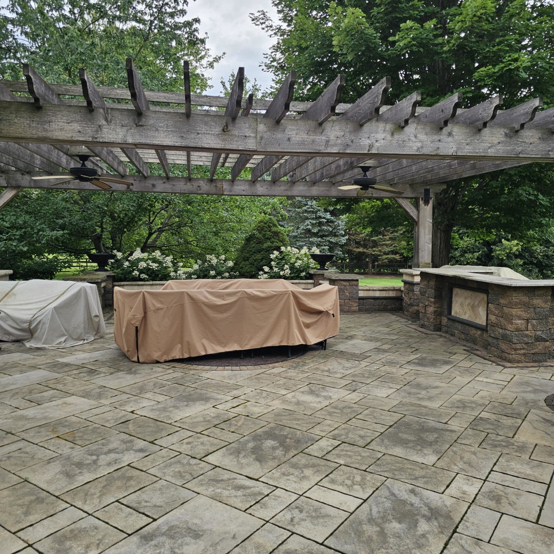 34-w033 White Thorne Road St. Charles, IL 60174 - Photo 91 of 100 a view of backyard with outdoor seating and green space