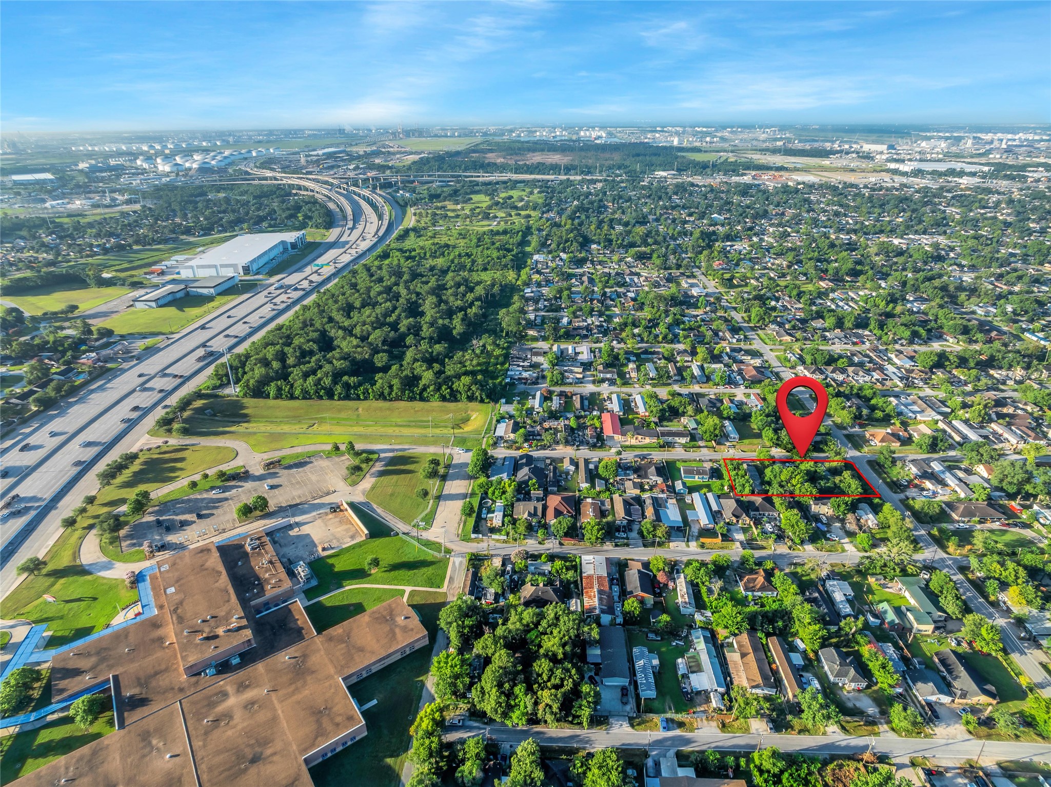 719 Manor Street Houston, TX 77015 - Photo 17 of 24 a view of a city with an ocean
