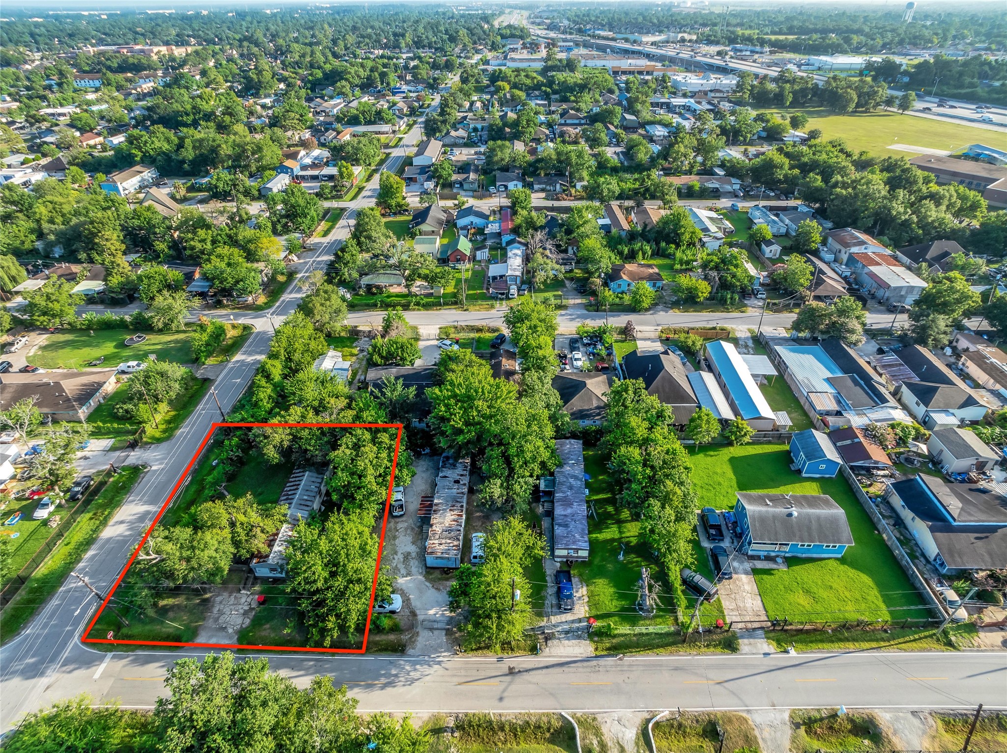 719 Manor Street Houston, TX 77015 - Photo 2 of 24 an aerial view of a city