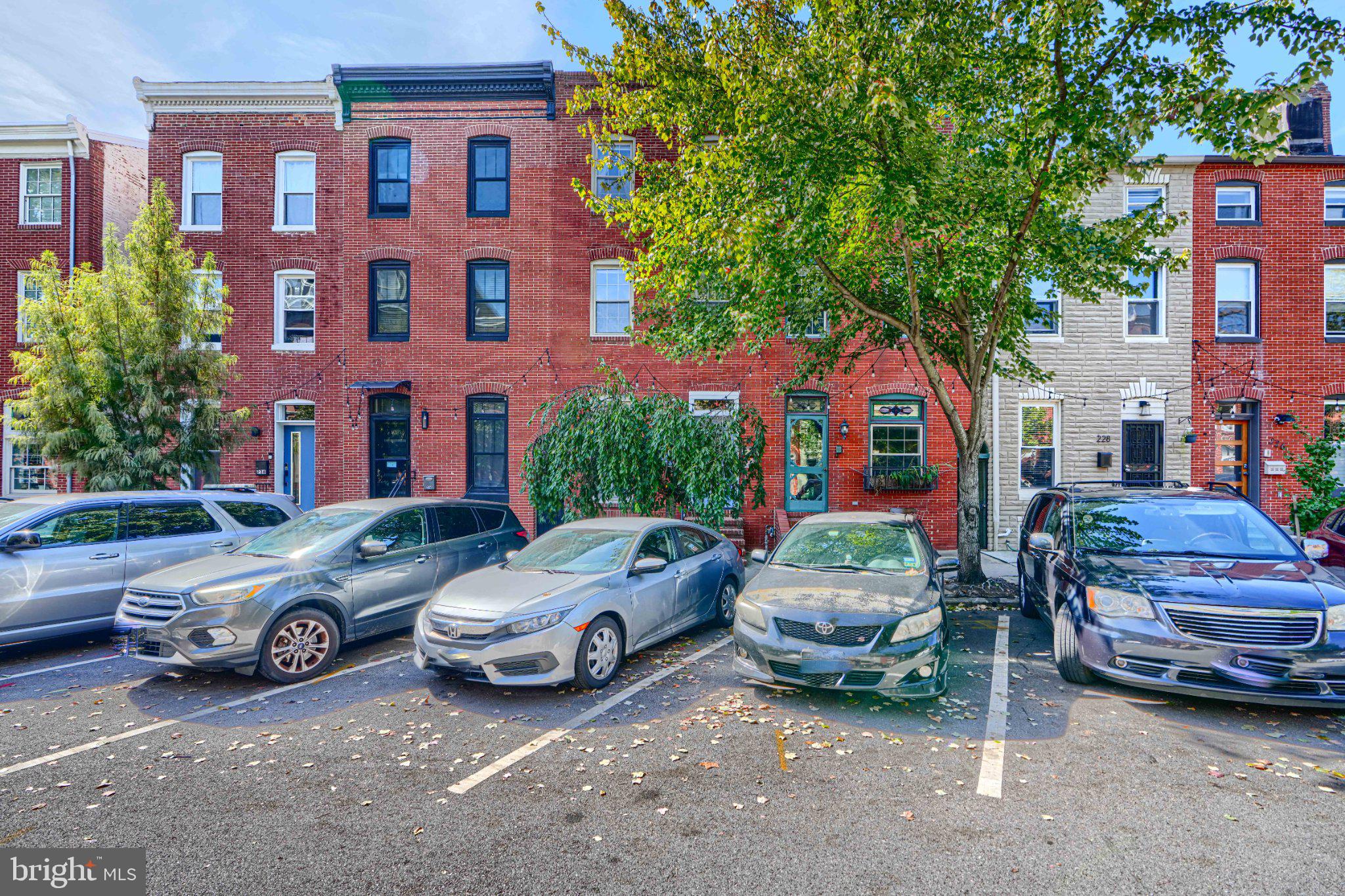 232 South Ann Street Baltimore, MD 21231 - Photo 3 of 62 Charming row homes with vibrant greenery.