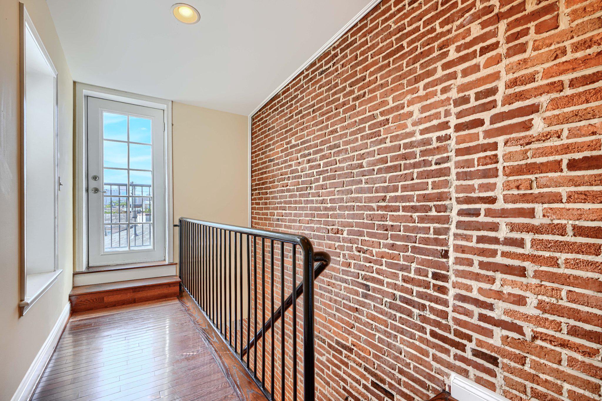 232 South Ann Street Baltimore, MD 21231 - Photo 42 of 62 Hallway leads to the rooftop deck