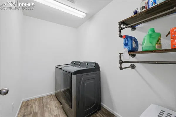 a view of a storage & utility room