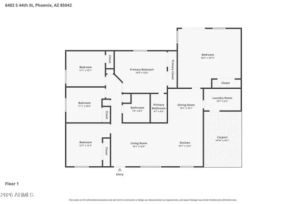 $370,000 | 6402 South 44th Street, Phoenix, AZ 85042