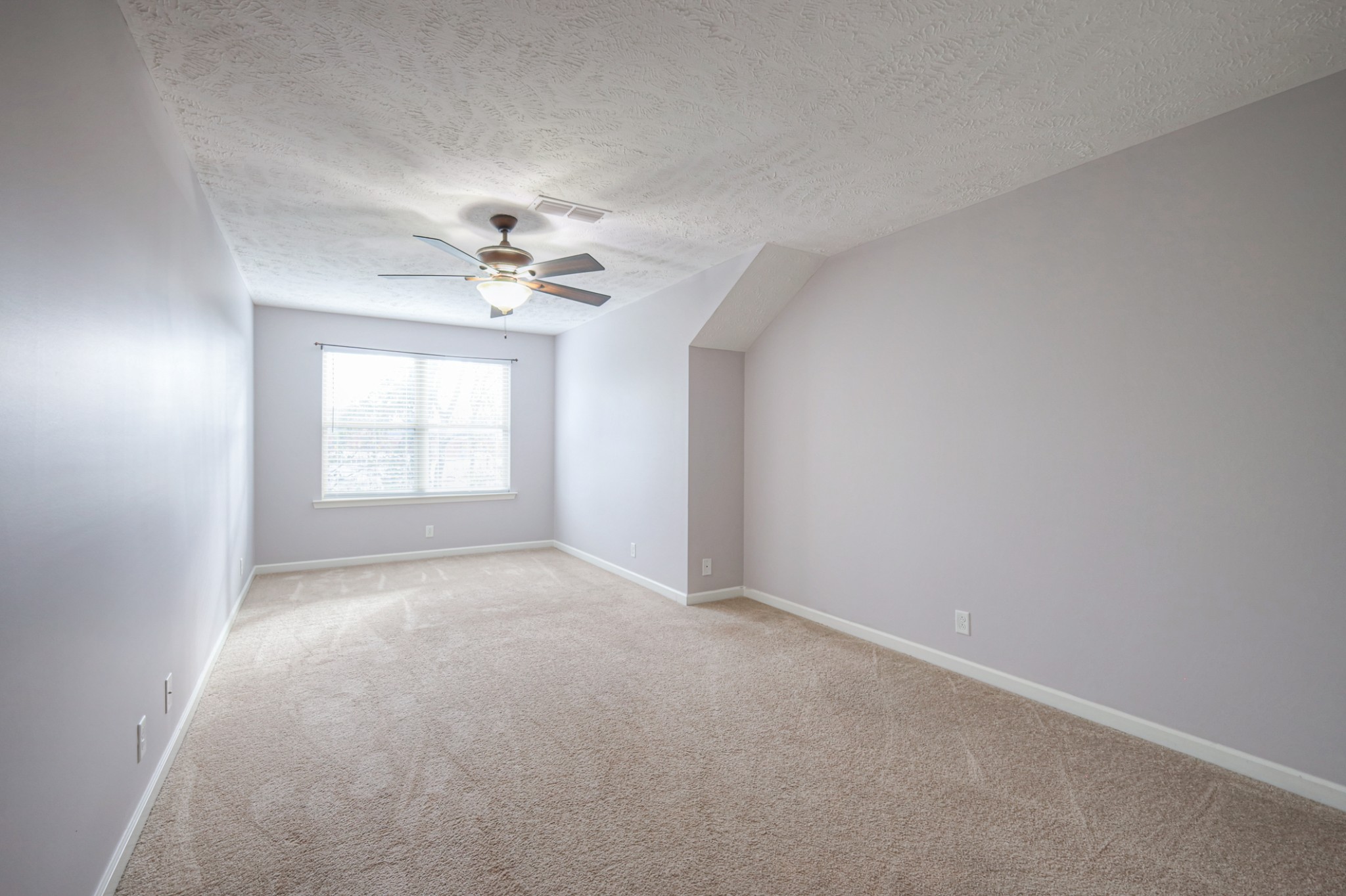 4245 Sunday Silence Way Murfreesboro, TN 37128 - Photo 31 of 39 an empty room with windows and chandelier fan
