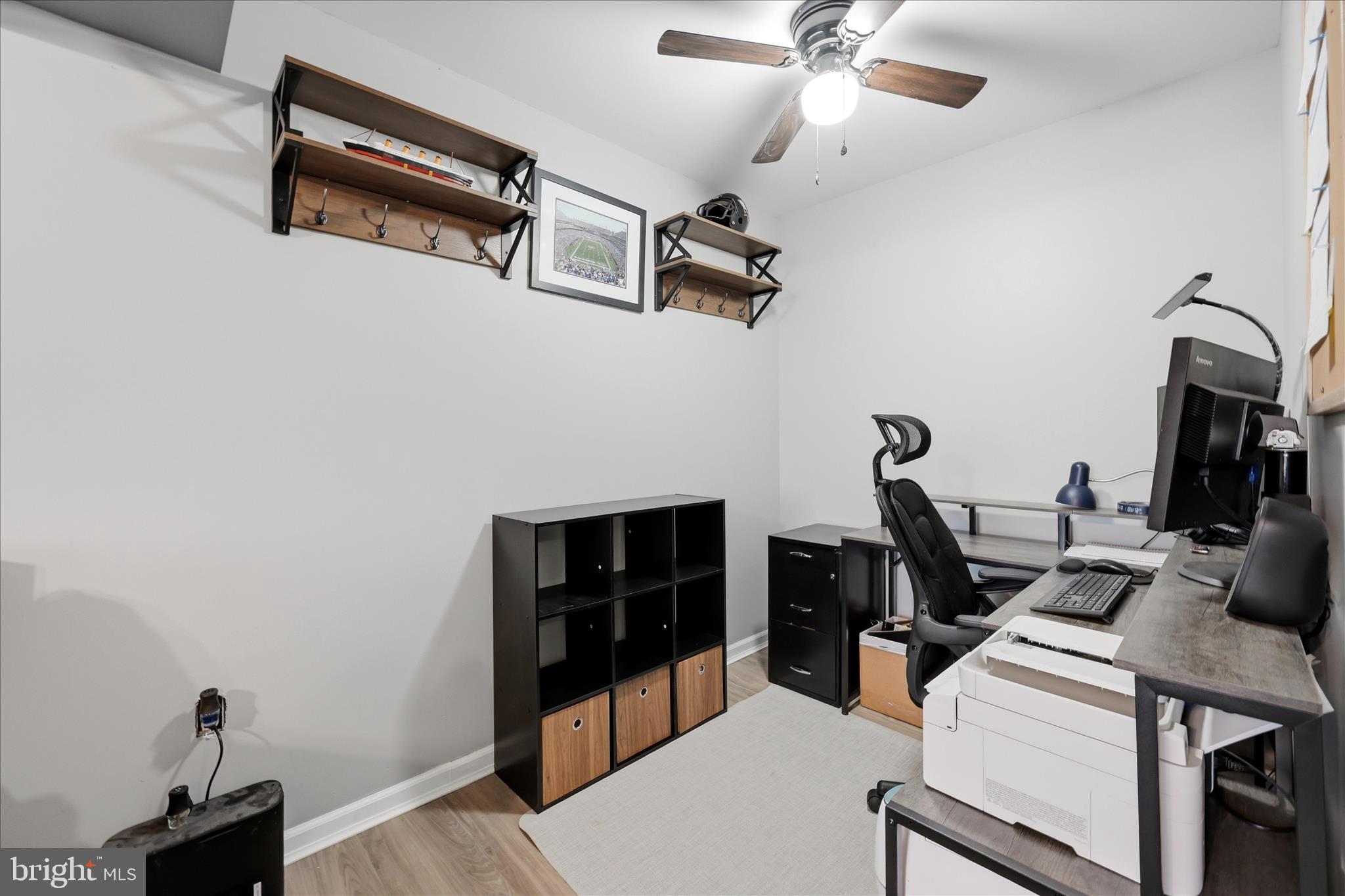 212 Freight Car Circle Inwood, WV 25428 - Photo 28 of 41 a view of workspace with wooden floor