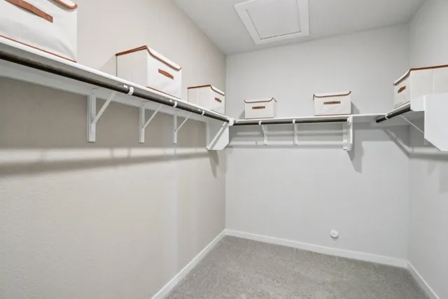 a view of walk in closet