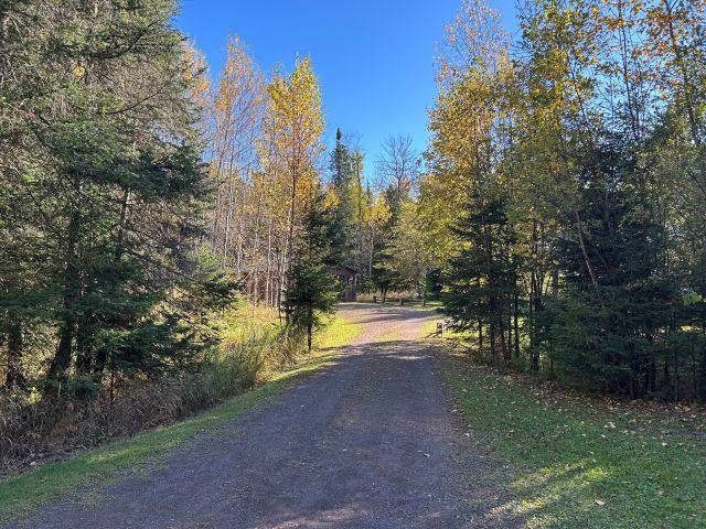 1302 Old North Shore Road Duluth, MN 55804 - Photo 14 of 75 View of dirt / gravel road with a wooded view
