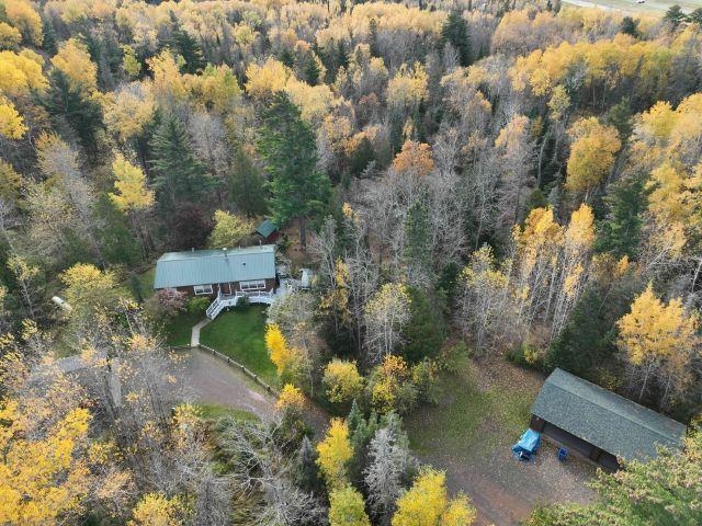 1302 Old North Shore Road Duluth, MN 55804 - Photo 20 of 75 Aerial overview of property's location with a heavily wooded area