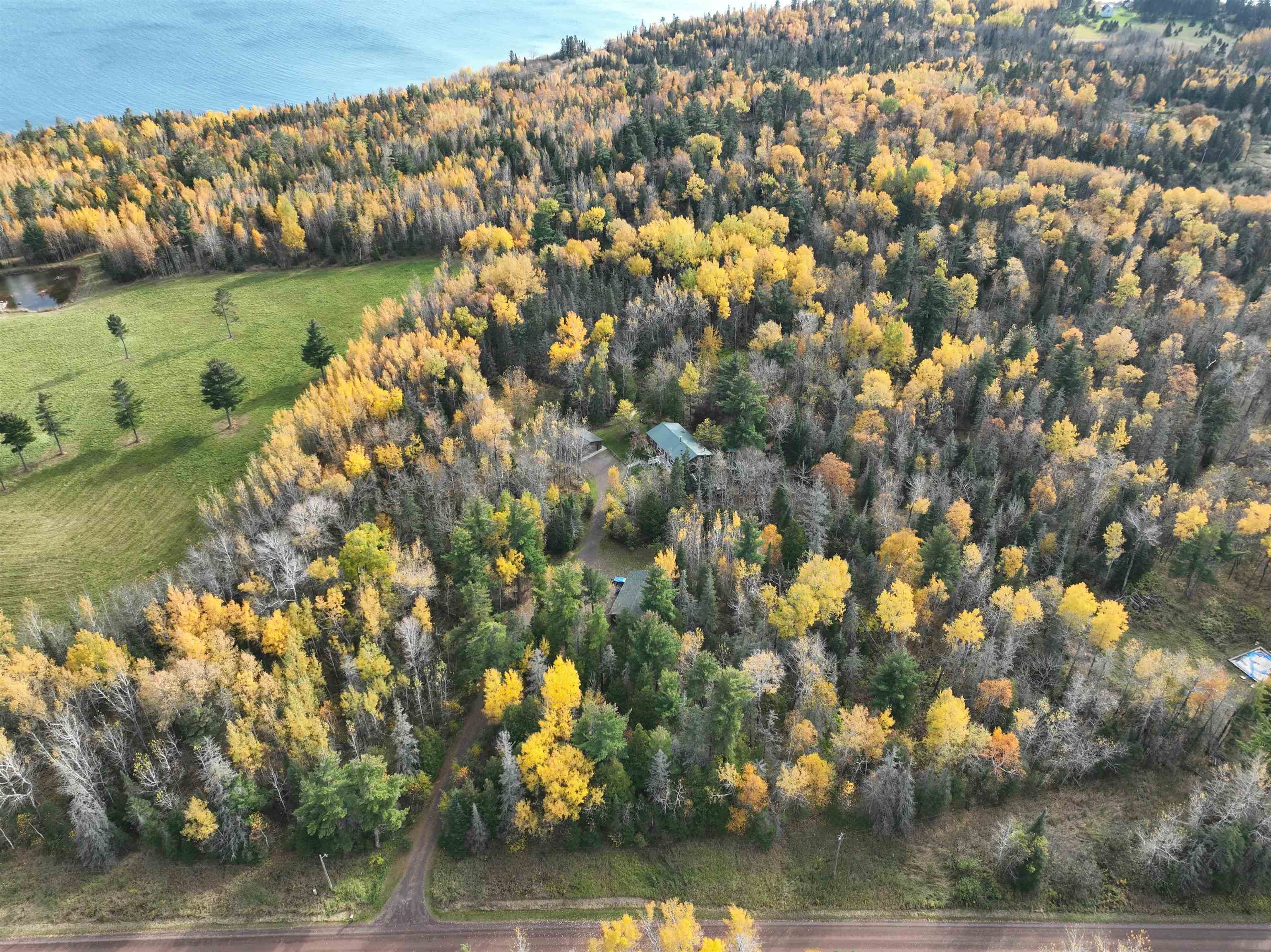 1302 Old North Shore Road Duluth, MN 55804 - Photo 29 of 75 Aerial overview of property's location with a nearby body of water