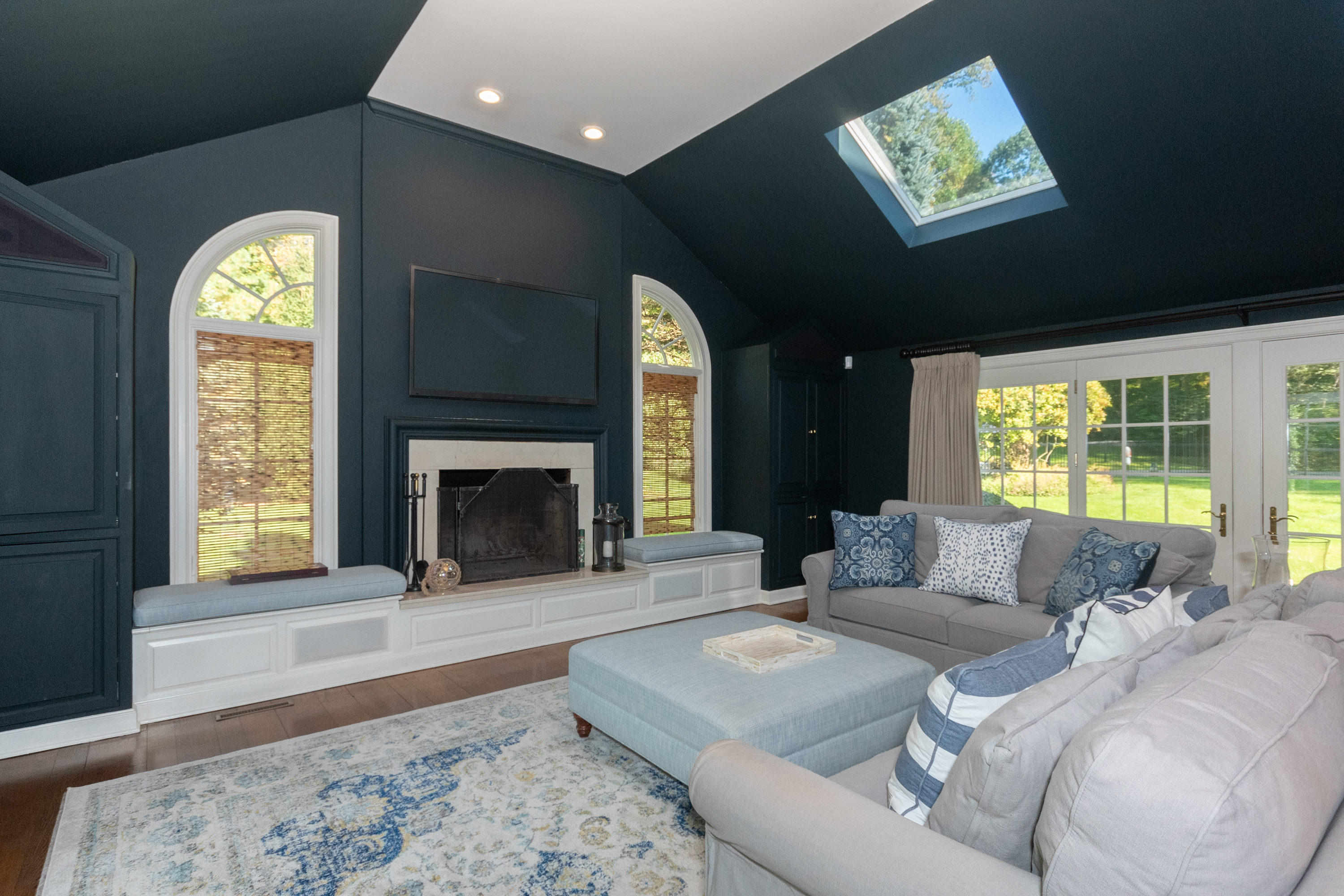 16 Shagbark Road Darien, CT 06820 - Photo 19 of 55 a living room with furniture and a large window