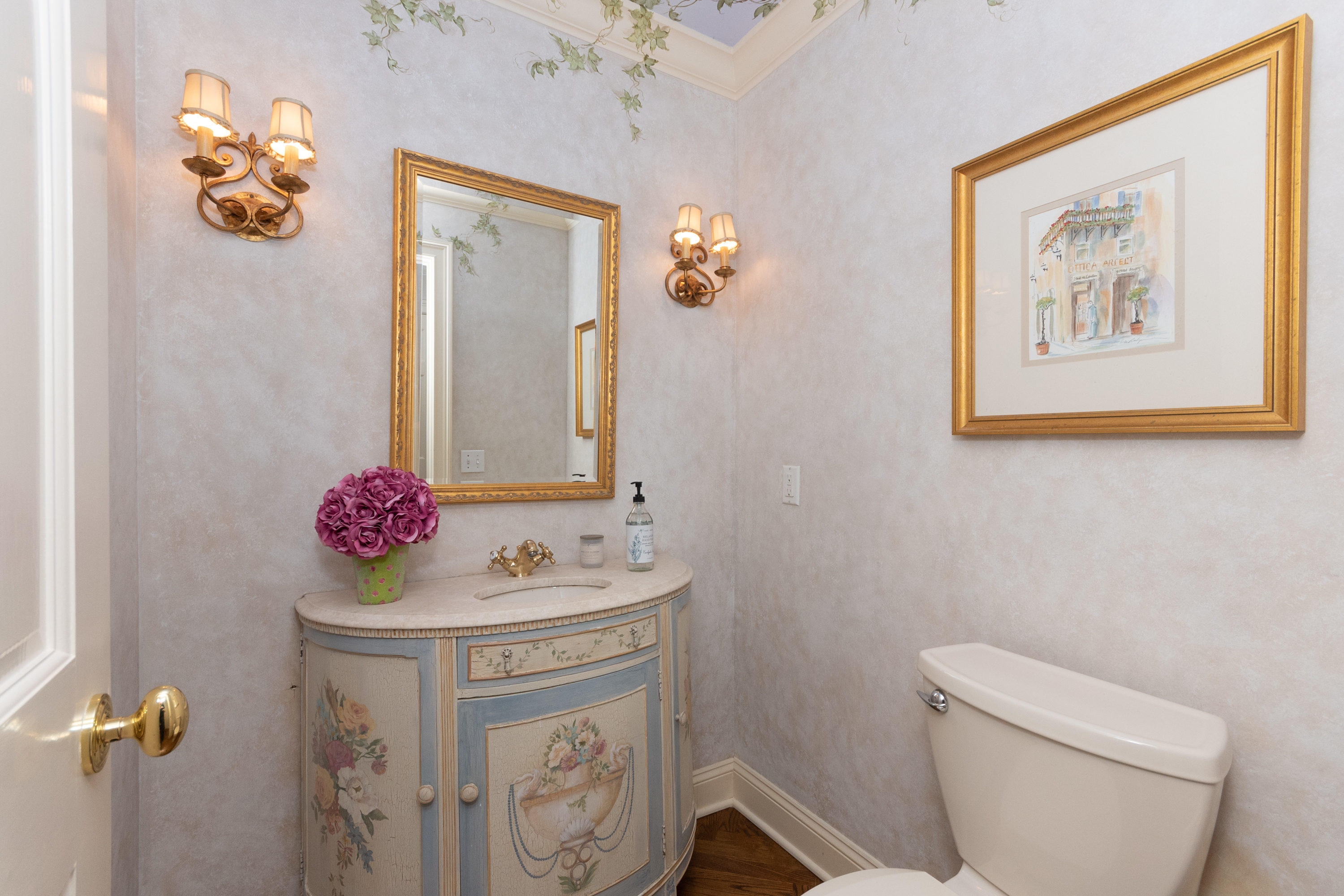 16 Shagbark Road Darien, CT 06820 - Photo 26 of 55 a bathroom with a sink mirror vanity and toilet