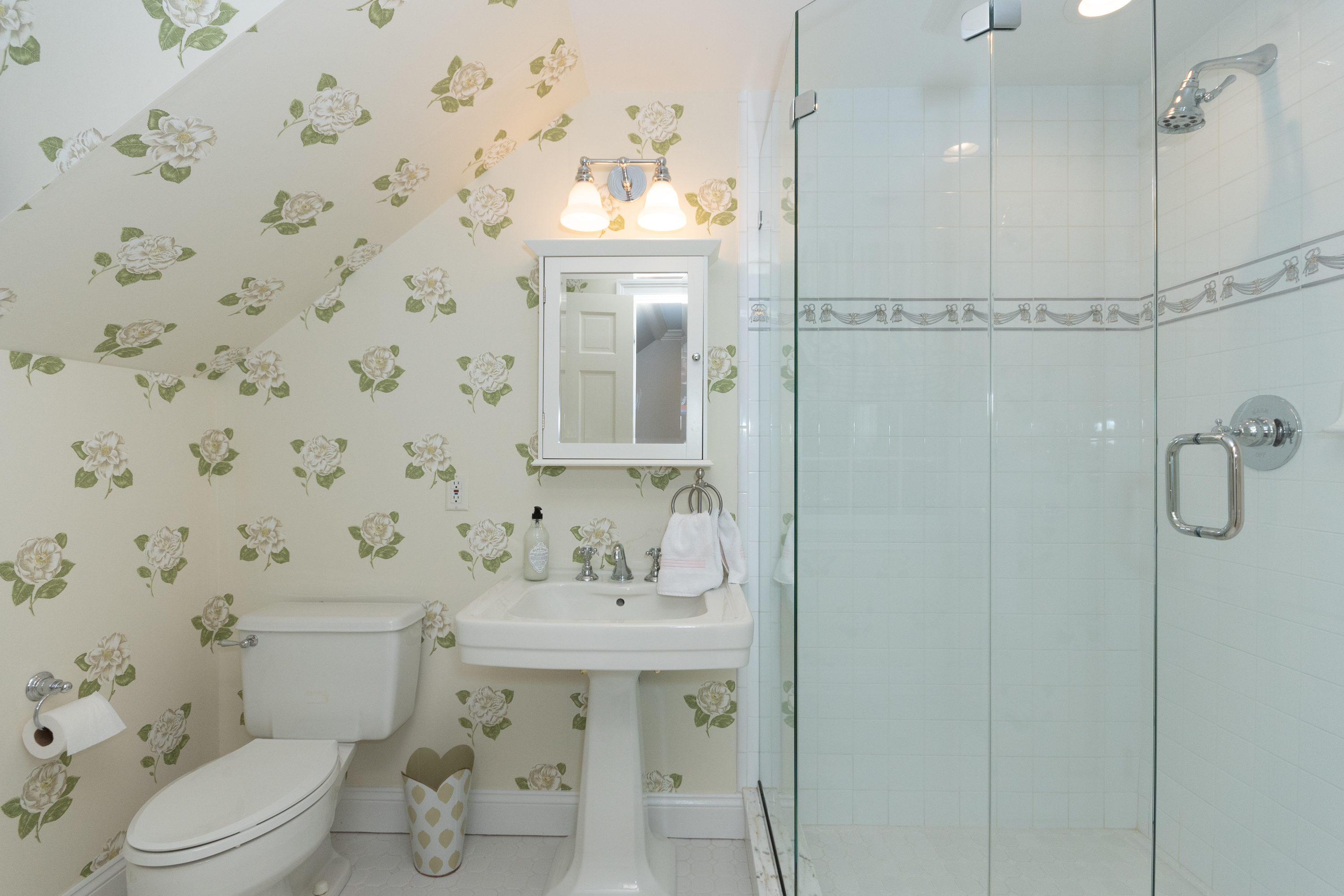 16 Shagbark Road Darien, CT 06820 - Photo 32 of 55 a bathroom with a sink toilet and shower