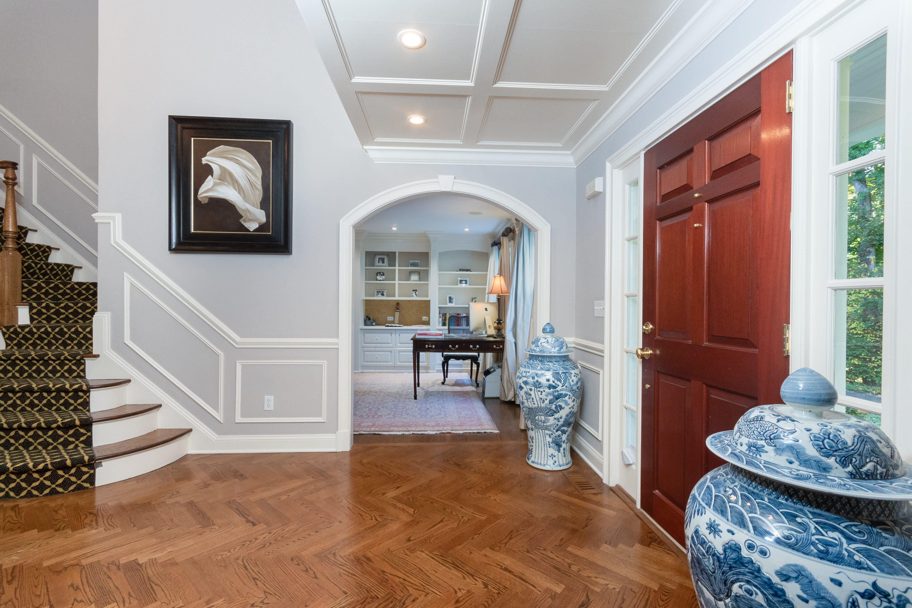 16 Shagbark Road Darien, CT 06820 - Photo 6 of 55 a living room with furniture and a painting on the wall