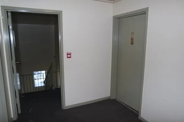 a view of an entryway door