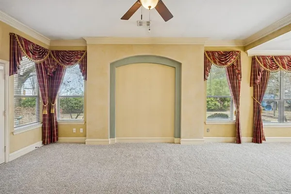 a view of a door and an outdoor space