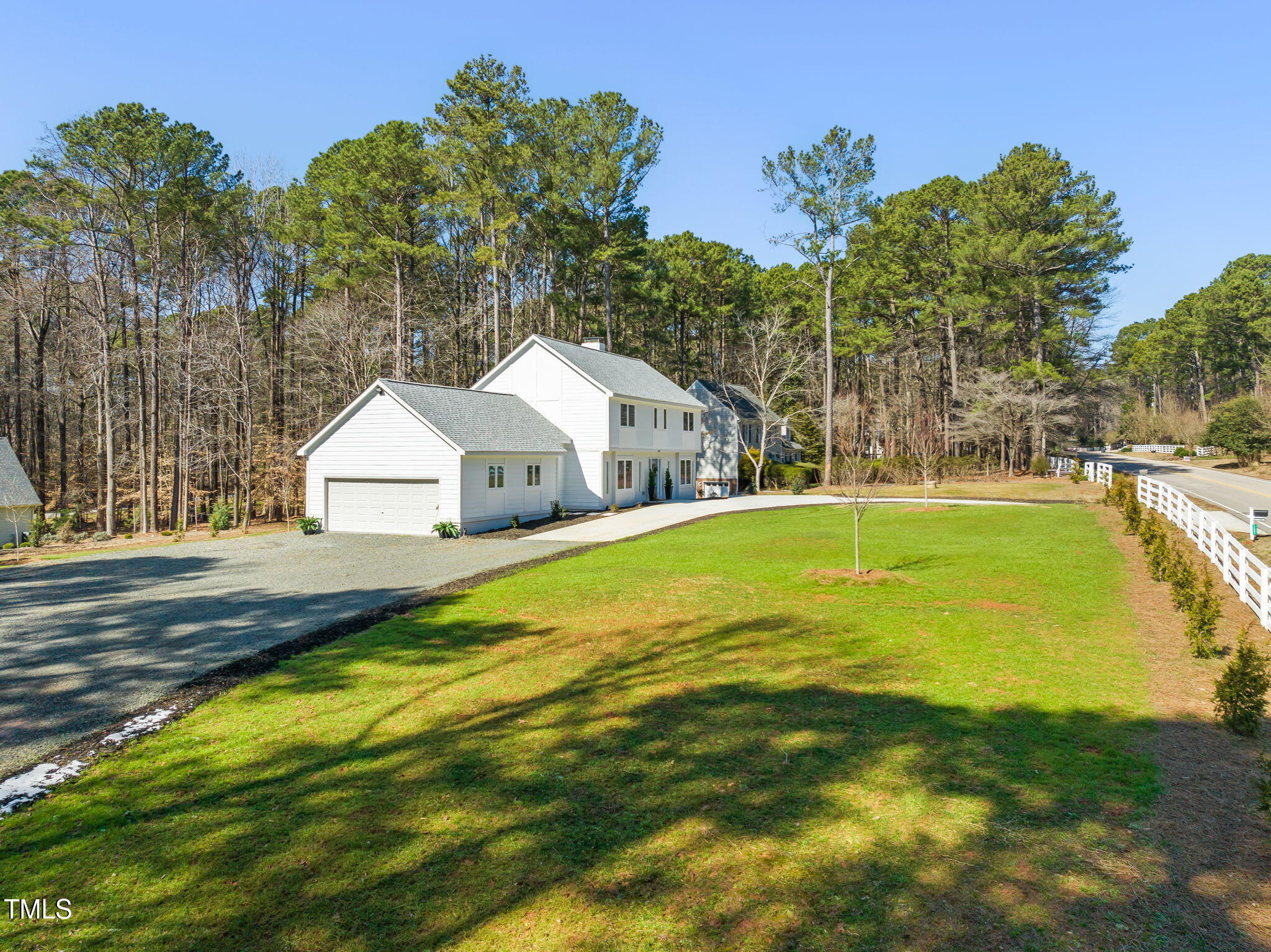 11801 Old Creedmoor Road Raleigh, NC 27613 - Photo 43 of 52 a swimming pool with outdoor seating and yard