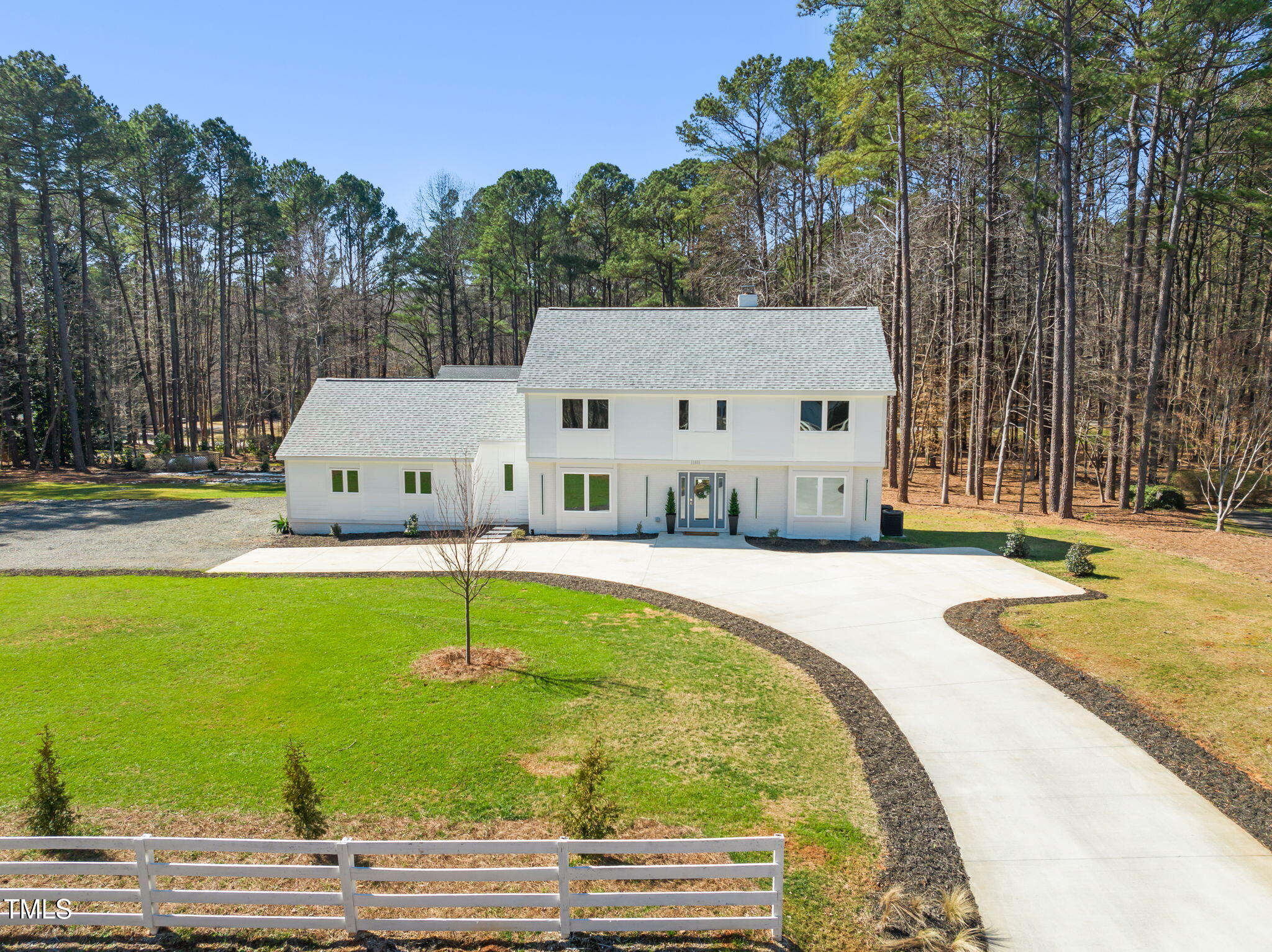 11801 Old Creedmoor Road Raleigh, NC 27613 - Photo 45 of 52 a swimming pool with yard and outdoor seating